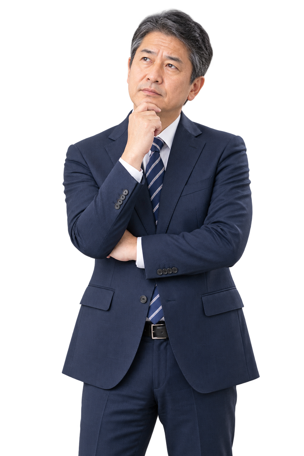 ホームページ制作について考える50代の男性経営者